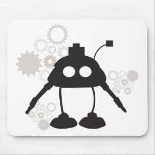 Roboter und Gänge Mousepad