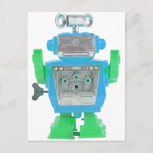Roboter X-16 Postkarte