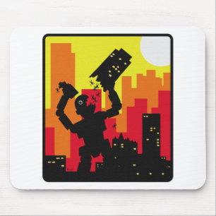 Roboter zerstören mousepad