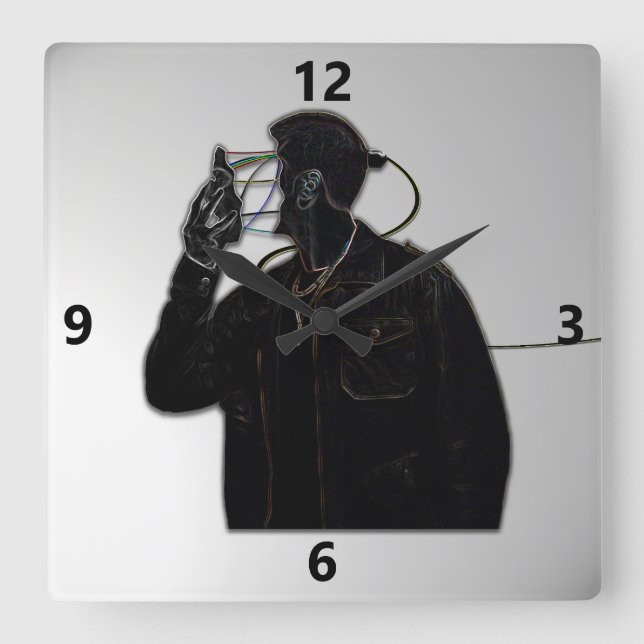 Roboteranschlag von der Uhr (Vorderseite)