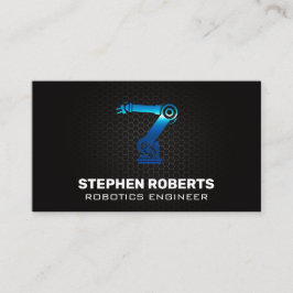 Roboterarm | Kohlenstofffasermuster Visitenkarte