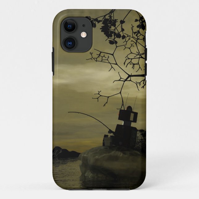 Roboterfischerei Case-Mate iPhone Hülle (Rückseite)