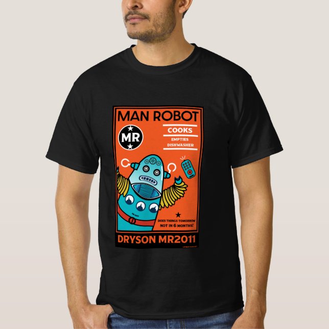 Robotergeschenke für Jubiläum oder Hochzeit T-Shirt (Vorderseite)