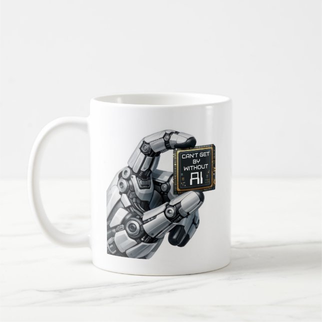 Roboterhand Kaffeetasse (Links)