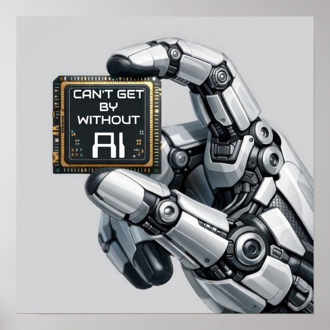 Roboterhand Poster (Vorne)