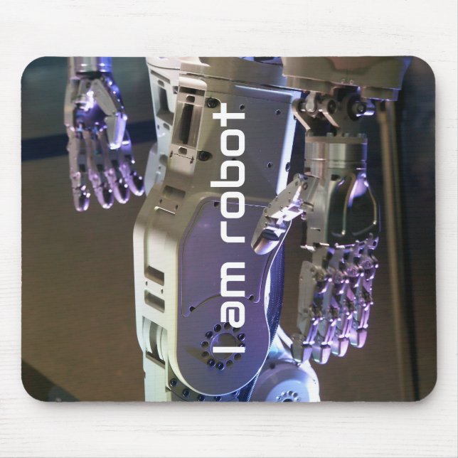 Roboterhände  mousepad (Vorne)