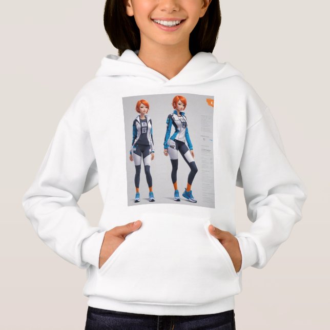 Roboterhaube Hoodie (Vorderseite)