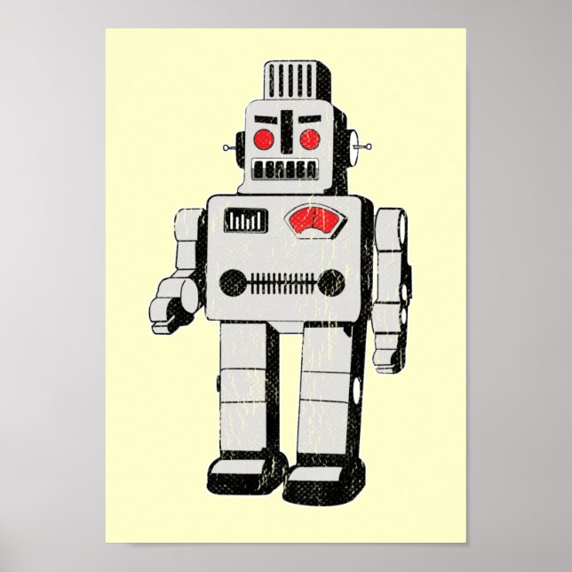 Roboterinvasion Poster (Vorne)