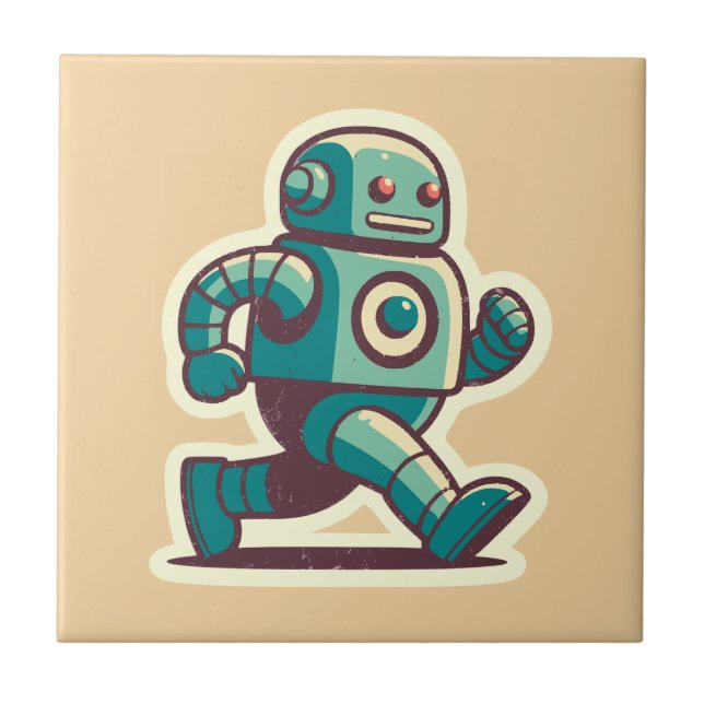 Roboterläufer Fliese (Vorderseite)