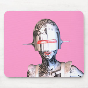 Robotermädchen Mousepad