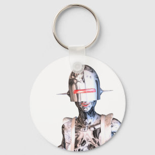 Robotermädchen Schlüsselanhänger