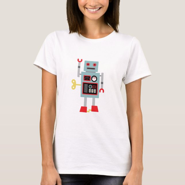 Roboterspielzeug T-Shirt (Vorderseite)