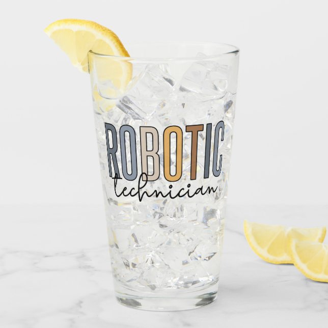 Robotertechniker | Robotertechnik Glas (Vorderseite Ice)