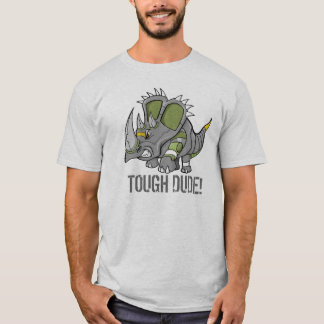 Robotertriceratops-Dinosaurier-starker Typ-T - T-Shirt