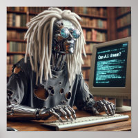 Robotertypen auf Tastatur