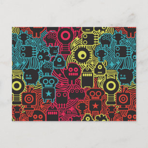 Roboterwind Postkarte