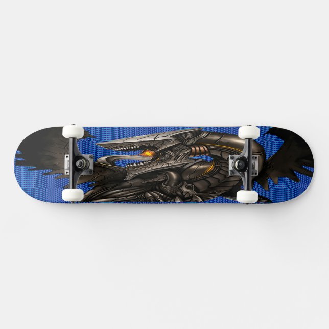 Robotic Dragon epc blu Skateboard (Horizontal)