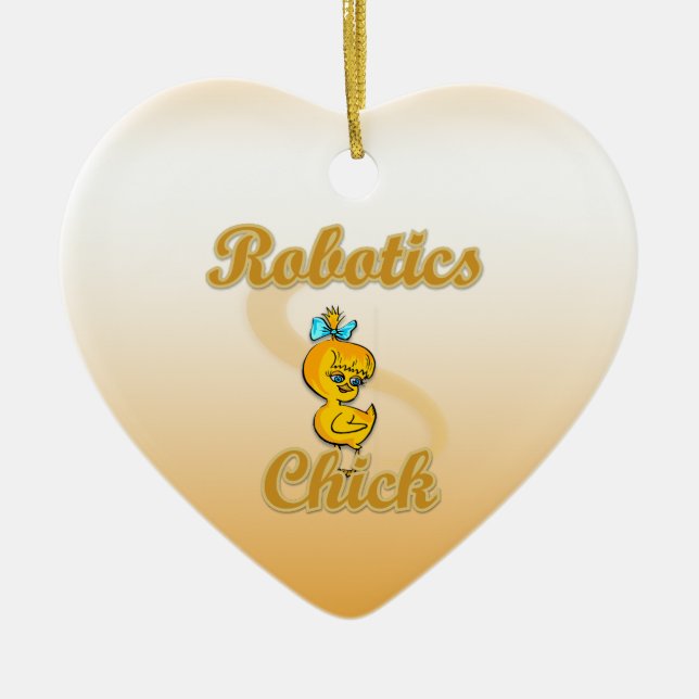 Robotics Chick Keramikornament (Vorne)