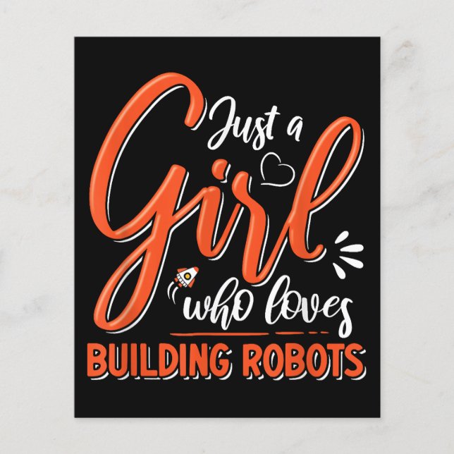 Robotics Engineer Robot Lover Engineering Girl Rob (Vorderseite)