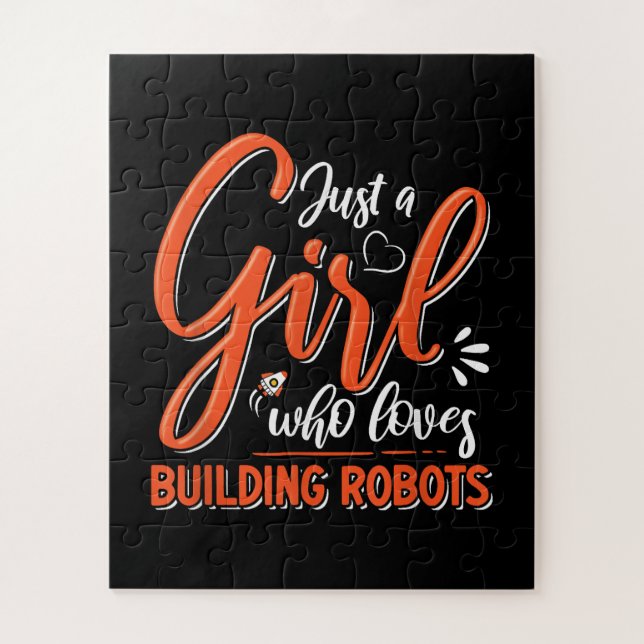 Robotics Engineer Robot Lover Engineering Girl Rob (Vertikal)