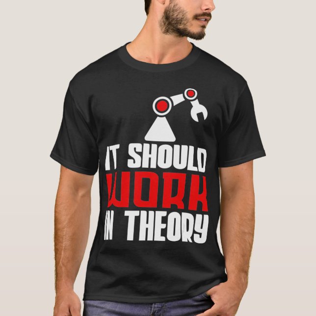 Robotics Machine Learning Robotik Engineeri T-Shirt (Vorderseite)