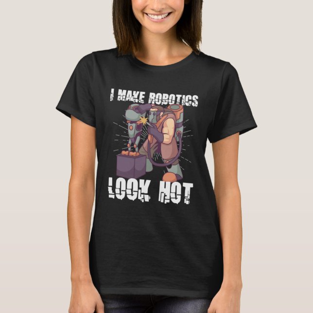 Robotics Machine Learning Robotik Engineeri T-Shirt (Vorderseite)