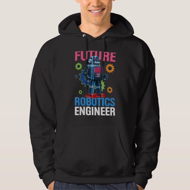 Robotik Engineer Robotics Engineer Hoodie (Vorderseite)