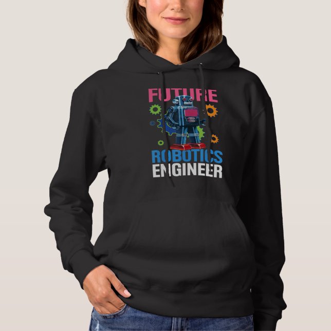 Robotik Engineer Robotics Engineer Hoodie (Vorderseite)