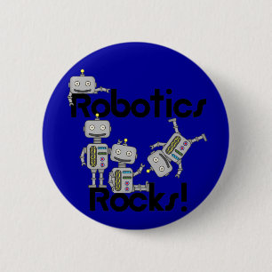 Robotik-Felsen Button