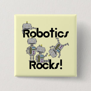 Robotik-Felsen Button