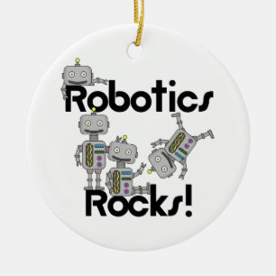 Robotik-Felsen Keramikornament