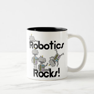 Robotik-Felsen Zweifarbige Tasse