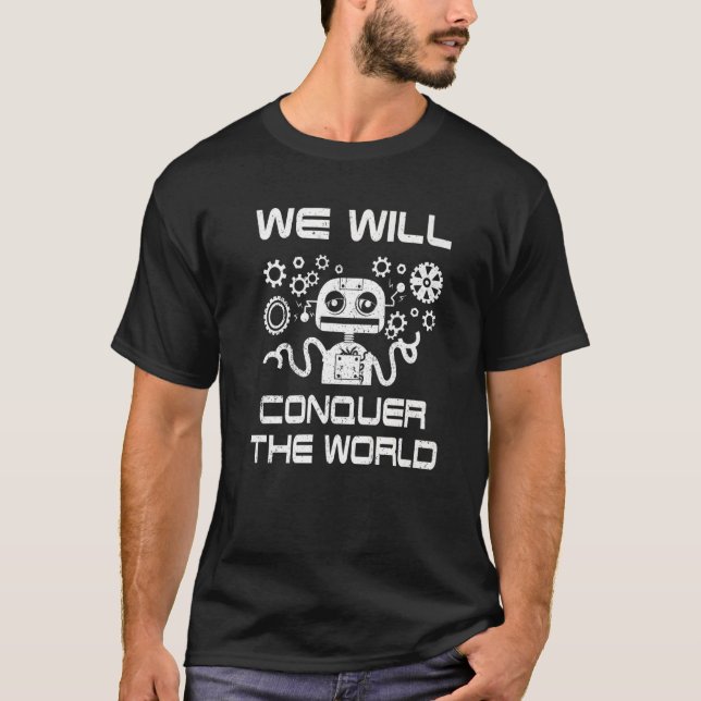 Robotik für Erwachsene Männer Roboter Cyborg Machi T-Shirt (Vorderseite)