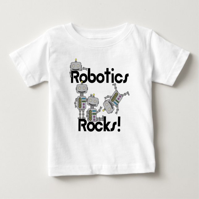 Robotik Rocks Baby T-shirt (Vorderseite)