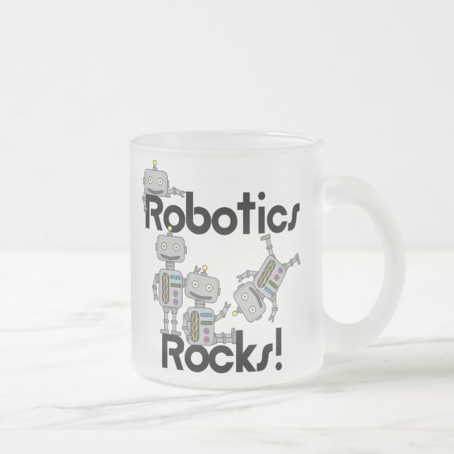 Robotik rockt mattglastasse (Rechts)