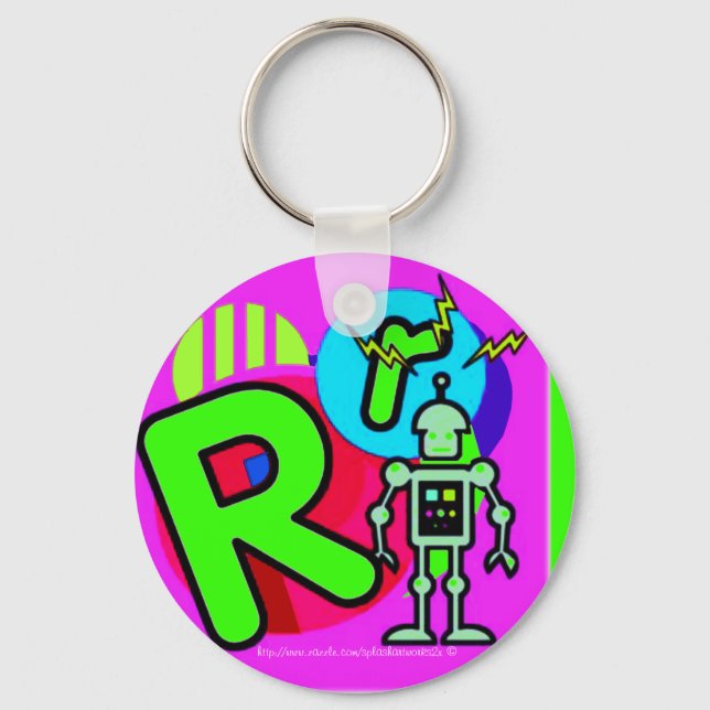 "ROBOTIK!" SCHLÜSSELANHÄNGER (Vorderseite)