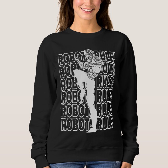 Robots  Ai Artificial Intelligence Robotics Sweatshirt (Vorderseite)