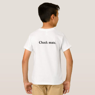 Robots playing chess kids t-shirt