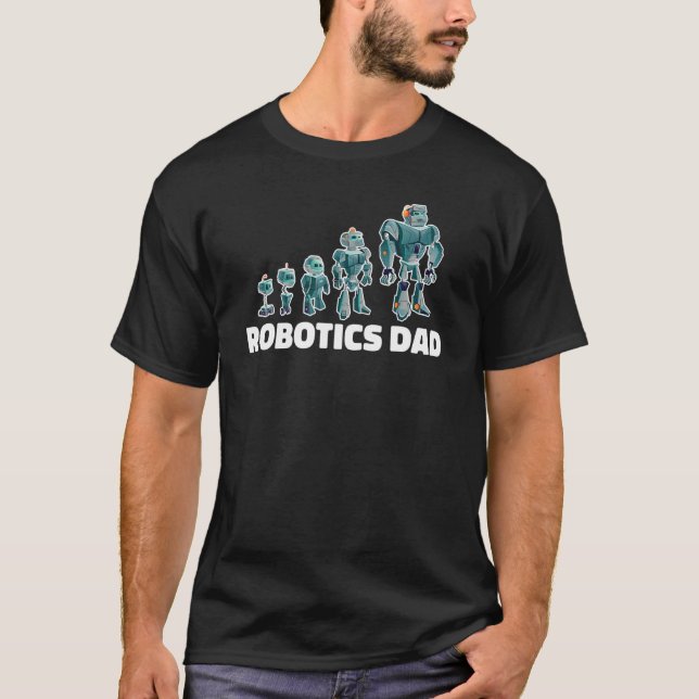 Robots Vater Künstliche Intelligenz - Ai Robotik T-Shirt (Vorderseite)