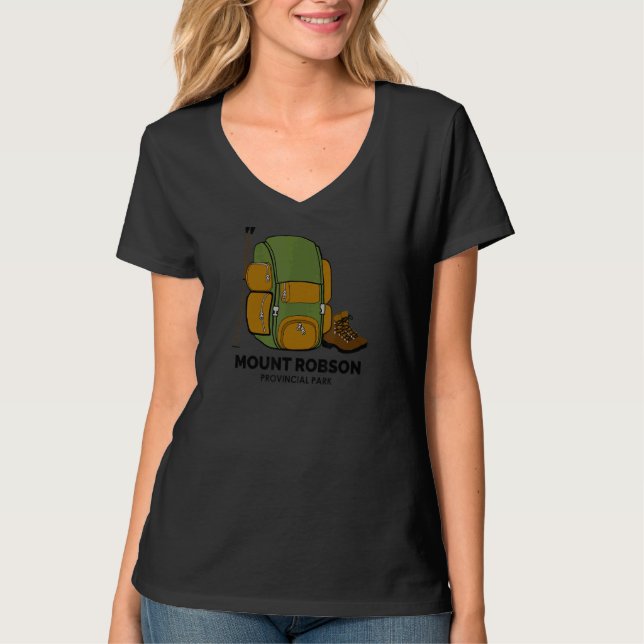 Robson Provincial Park Backpack T-Shirt (Vorderseite)