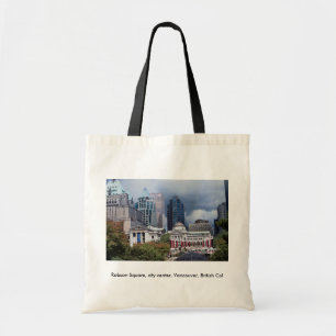 Robson quadrieren, Stadtzentrum, Vancouver, Tragetasche