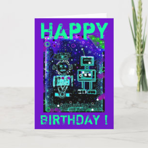 RoBubbles - RoBoT - Carte Anniversaire