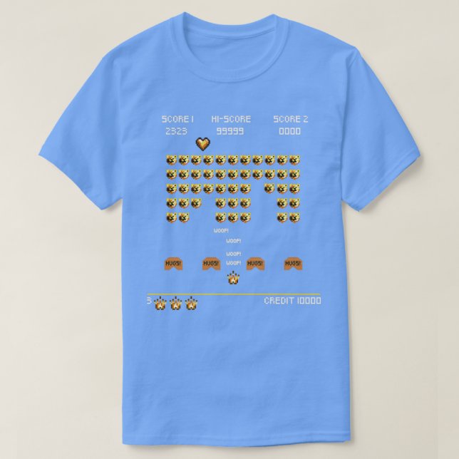 ROBUST INVADERS SPACE GAME Classic TShirt (Design vorne)