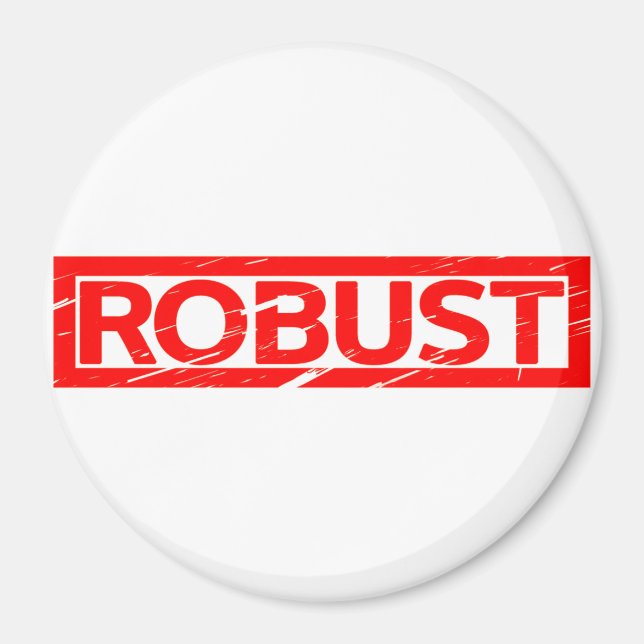 Robuste Briefmarke Magnet (Vorne)