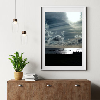 Robuste Klippen am Ende der Welt, Cornwall-Landsch Fotodruck