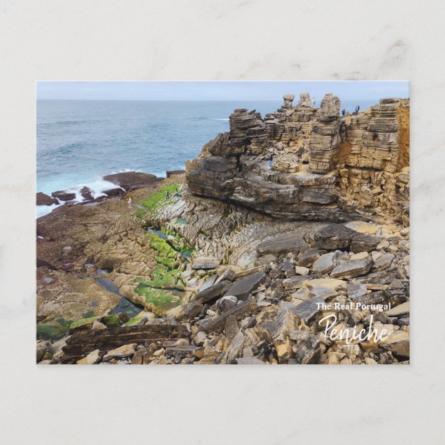 Robustes Peniche-Portugal Postkarte (Vorderseite)