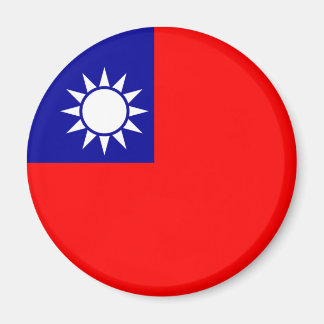 ROC Taiwan - taiwanesische Flagge - 中 華 民 國 旗 - 青 Magnet
