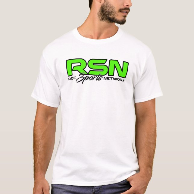 ROC trägt Netz-Logo-T - Shirt zur Schau (Vorderseite)