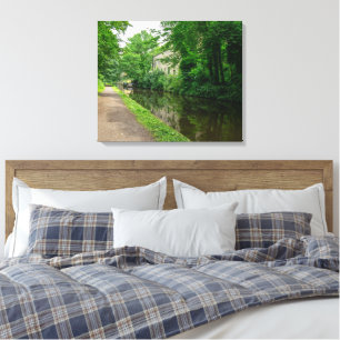 Rochdale-Kanal, Luddendenfoot Leinwanddruck