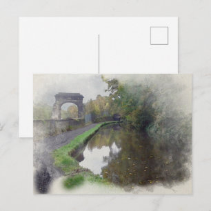 Rochdale-Kanal, Sagar Richards Bogen, Luddendenfoo Postkarte